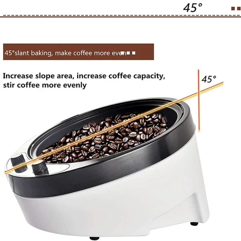 1800 واط المنزلية الصغيرة متعددة الوظائف محمصة قهوة محمصة الفول الكهربائية الحبوب الصحة الجافة الفاكهة المحمصة محمصة الفول