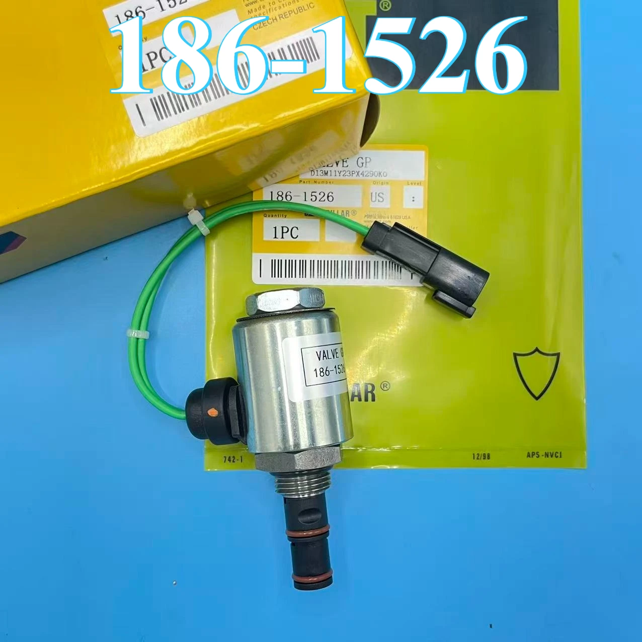 

1861526 Электромагнитный клапан 186-1526 для градера двигателя 120K 140K 160K