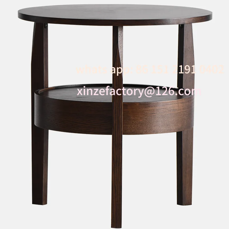 

Customizable solid wood sofa edge few small coffee table simple living room