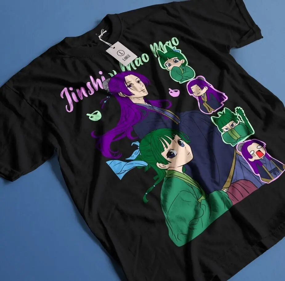 Maomao le journal d'apothicaire T-shirt essentiel Anime chemise noire hommes cadeaux