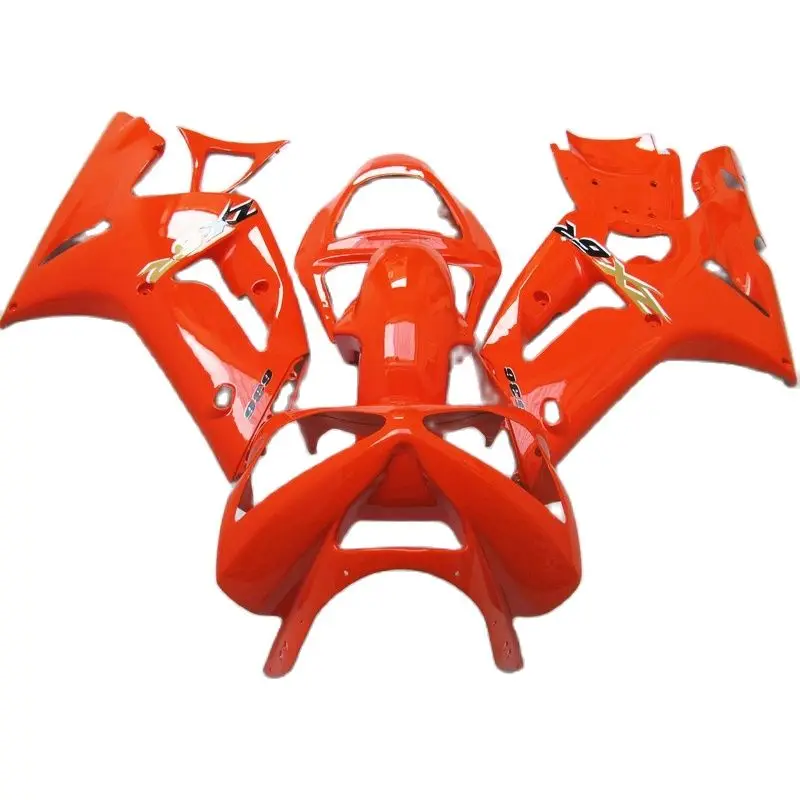 Glossy Orange Injection Molding Motorcycle Bodyparts for Kawasaki Ninja ZX6R fairing kit 2003 2004 fairing set zx6r 03 04 GV84