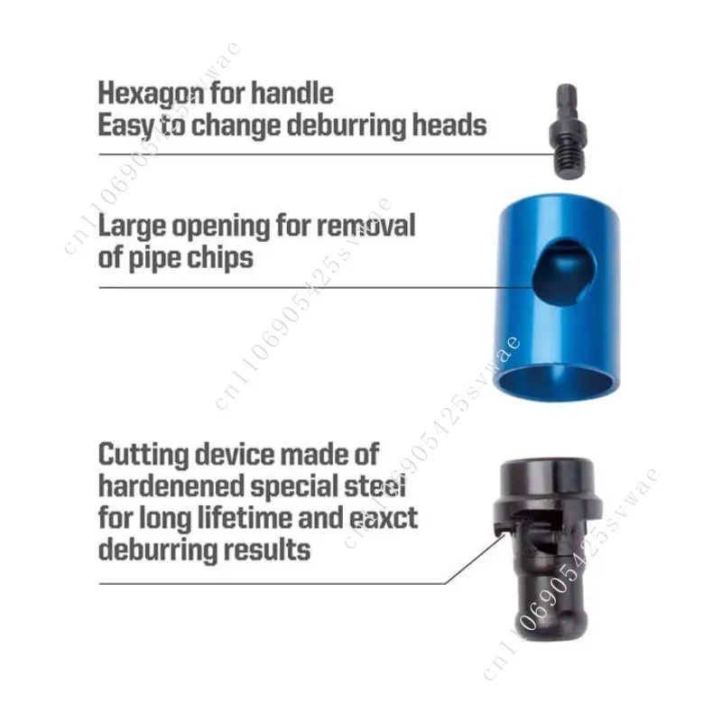 جديد ZUPPER PS-1632B أداة إزالة حواف الأنابيب اليدوية مجموعة أدوات إزالة الأزيز الأنابيب اليدوية لأنابيب مركبة متعددة الطبقات وأنابيب Pex