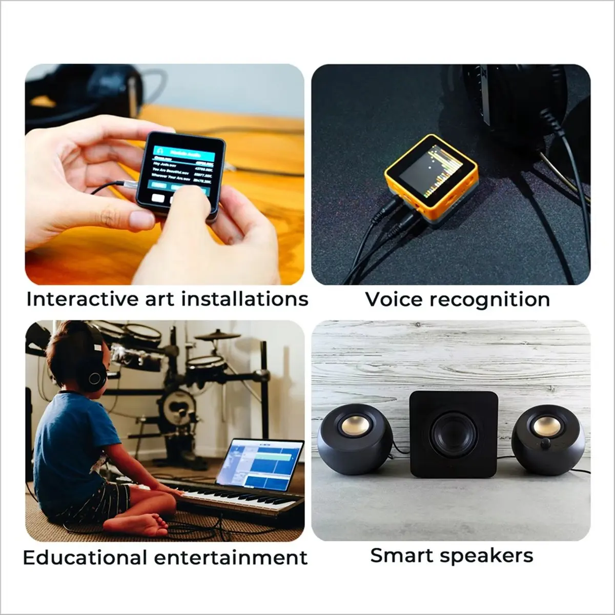 DTC5 Audio Module (STM32G030) ES8388 Audio Interactive Expansion Module Audio Codec TRS+TRRS Dual 3.5mm Jack CTIA(/OMTP