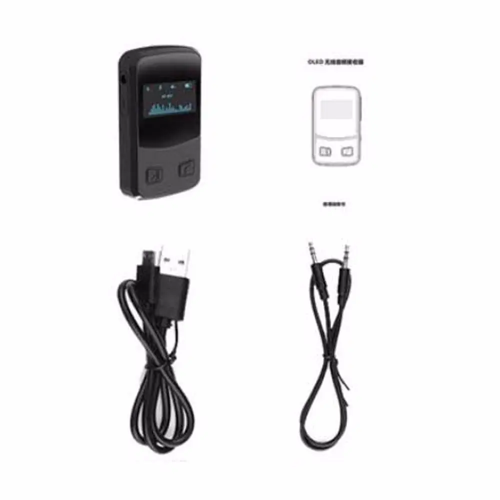OLED Display Music Streaming Adapter Bluetooth 5.0 Audio Wireless Adapter OLED Bluetooth Receiver Dongle Adapter Audio Receiver