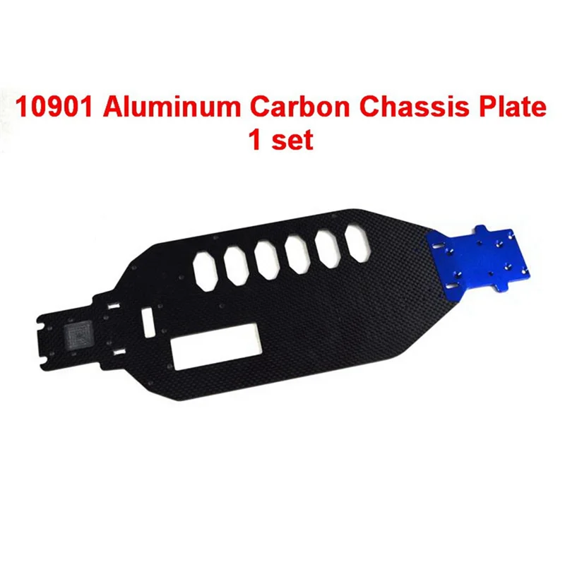 

N03R-10901 Алюминиевая карбоновая пластина шасси для VRX RACING масштаба 1/10, радиоуправляемая модель автомобиля, детали, подходят для RH1011/RH1013/RH1013PR