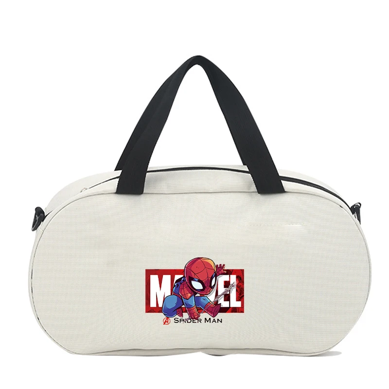 Disney Marvel Spiderman Duffle Bag Men Women Yoga Gym Shoulder Hand Bag Anime Movie Cartoon Print Outdoor Travel Cute Vogue Gift