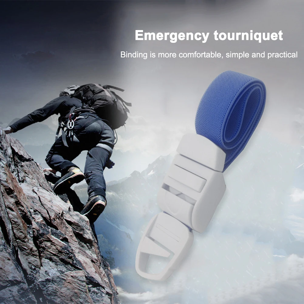 Buckle Type Medical Tourniquet Quick Release First Aid Bandage Life Saving Hemorrhage Control for Camping Hiking Safety Survival