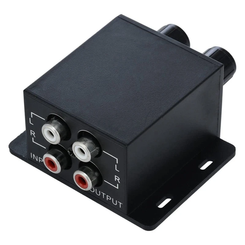 Car Audio Regulator Amplifiers Bass Subwoofer Stereo Equalizer Controller 4 RCA