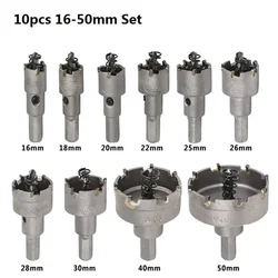 TCT Drill Bit 16-53mm Hole Saw Set Carbide Tipped Wood Metal Core     Cutter