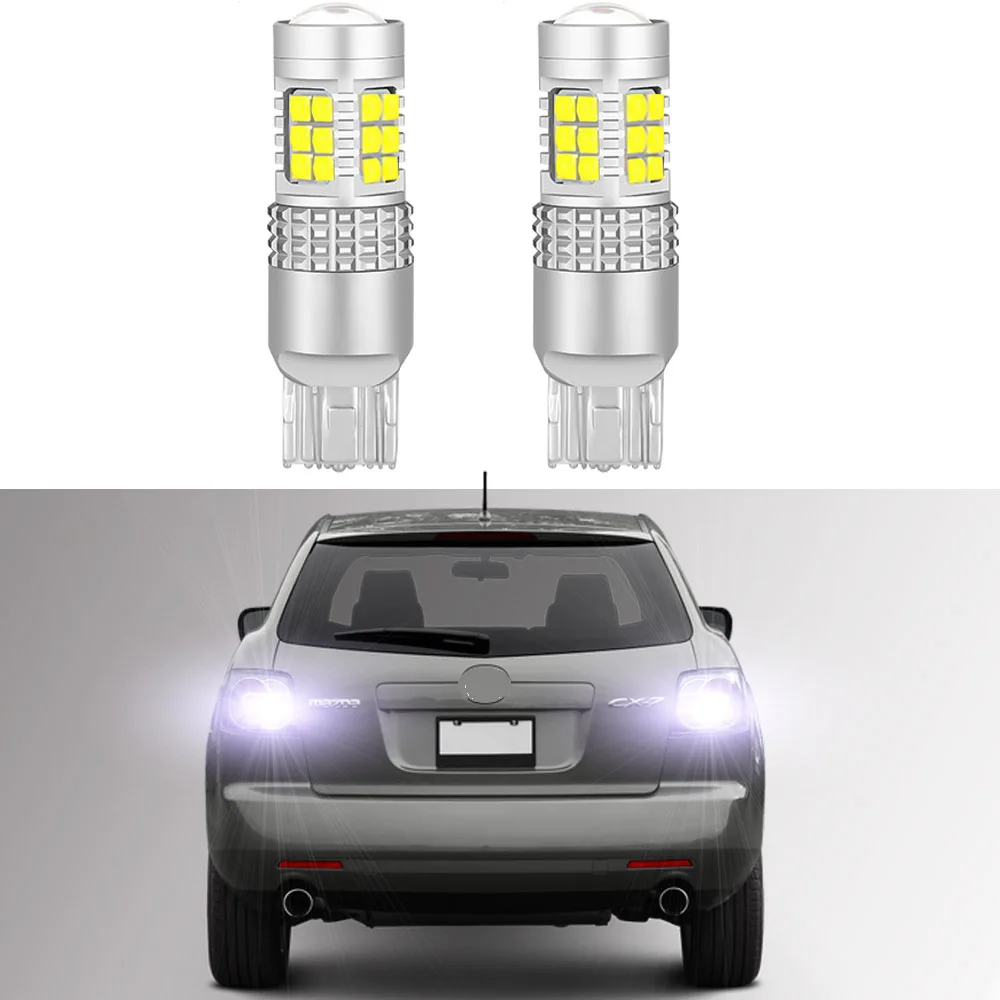 

2Pcs For Mazda CX-7 CX7 2007 2008 2009 2010 2011 2012 2013 2014 LED Backup Reversing light Bulb Canbus No Error