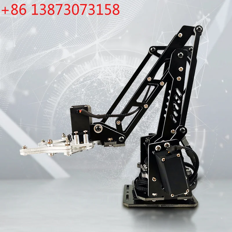 Big 4 Dof Robot Arm with Gripper Servo Rotating Base For Arduino STM32 Robot DIY Kit Manipulator Claw Programmable Robot Clamp
