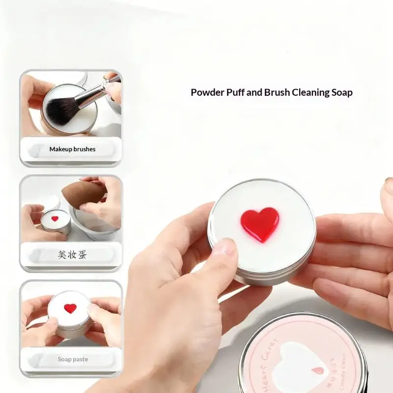 Portable Makeup Brush Cleaner Soap 100g Multi Functional Washing Soap Reusable Travel Cosmetics Beauty Cleaner Tools view 4