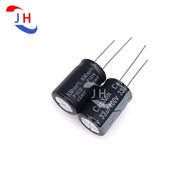 5/10PCS Aluminum Electrolytic Capacitor 400v33uf 13*20 13x20 KM Series 33uf400v 5mm Pitch  400V 33UF