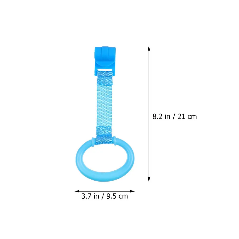 4Pcs Infant Krippe Pull Ringe Baby Stehen Unterstützen Griffe Bett Hängen Ringe Kleinkind Gehen Werkzeuge Baby Krippe Pull Ring