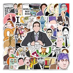 50pc the office series Cartoon Cute Graffiti Stickers Suitcase Laptop Guitar Skateboard Personalized Decoration Stickers