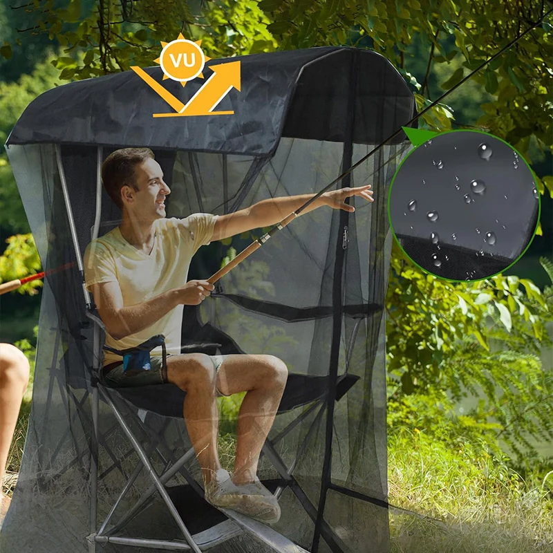 

Foldable Mosquito Mesh Net for Outdoor Swing Courtyard Garden Rocking Chair Insect Proof Mosquito Net Easy Install (No Chair)