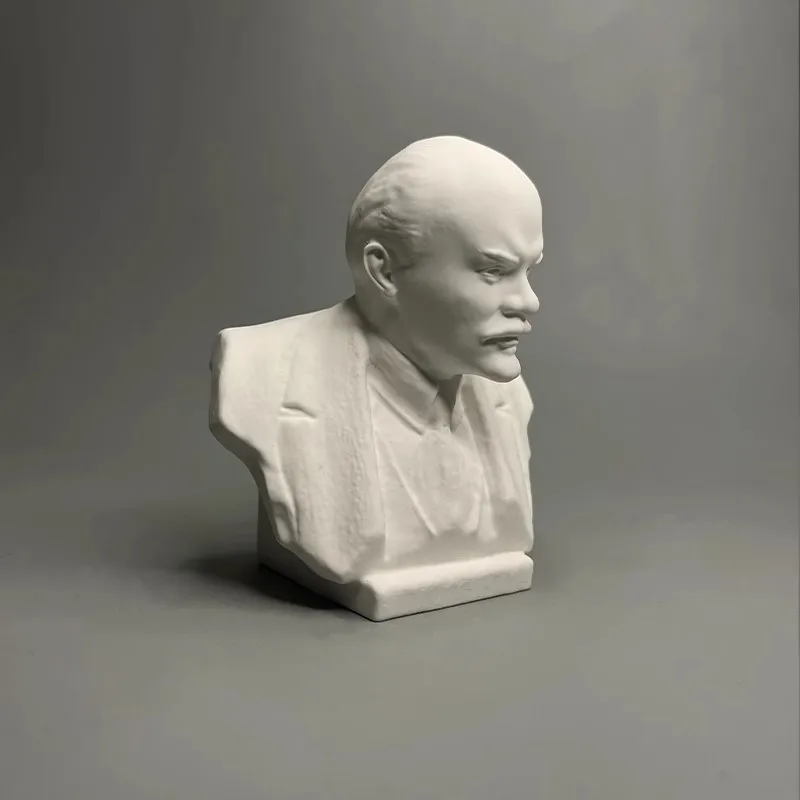 Lenin\'s Great Man Gypsum Statue Art Sculpture Desktop Decoration Advanced Bookshelf Wine Cabinet Decoration Birthday Gift