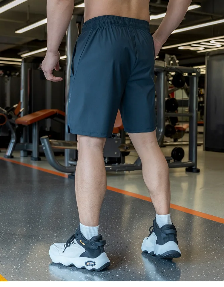 Mens Shorts Light Weight Thin Elasticity Pants Running Squat Fitness Training GYM Quick-drying Drawstring Shorts Sweatpants