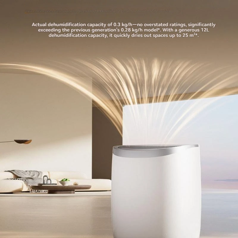 2L Portable Air Dehumidifier For Home Office Mute Moisture Absorbers Machine Air Dryer For Bedroom Kitchen Deodorizer Dryer