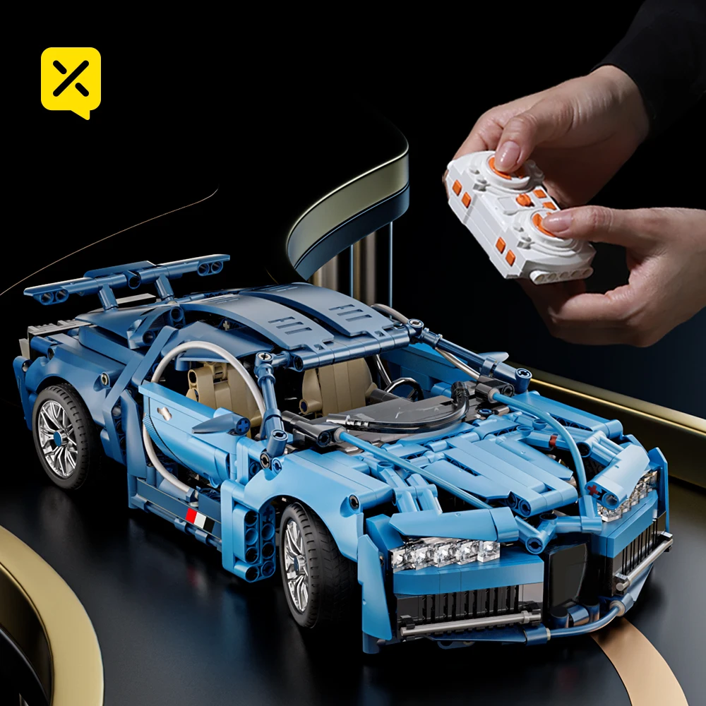 ToylinX 1:14 Supercar Building Block Toy Optional Power Group 14+ Technology Design Christmas Gift for Adults and Kids With Box