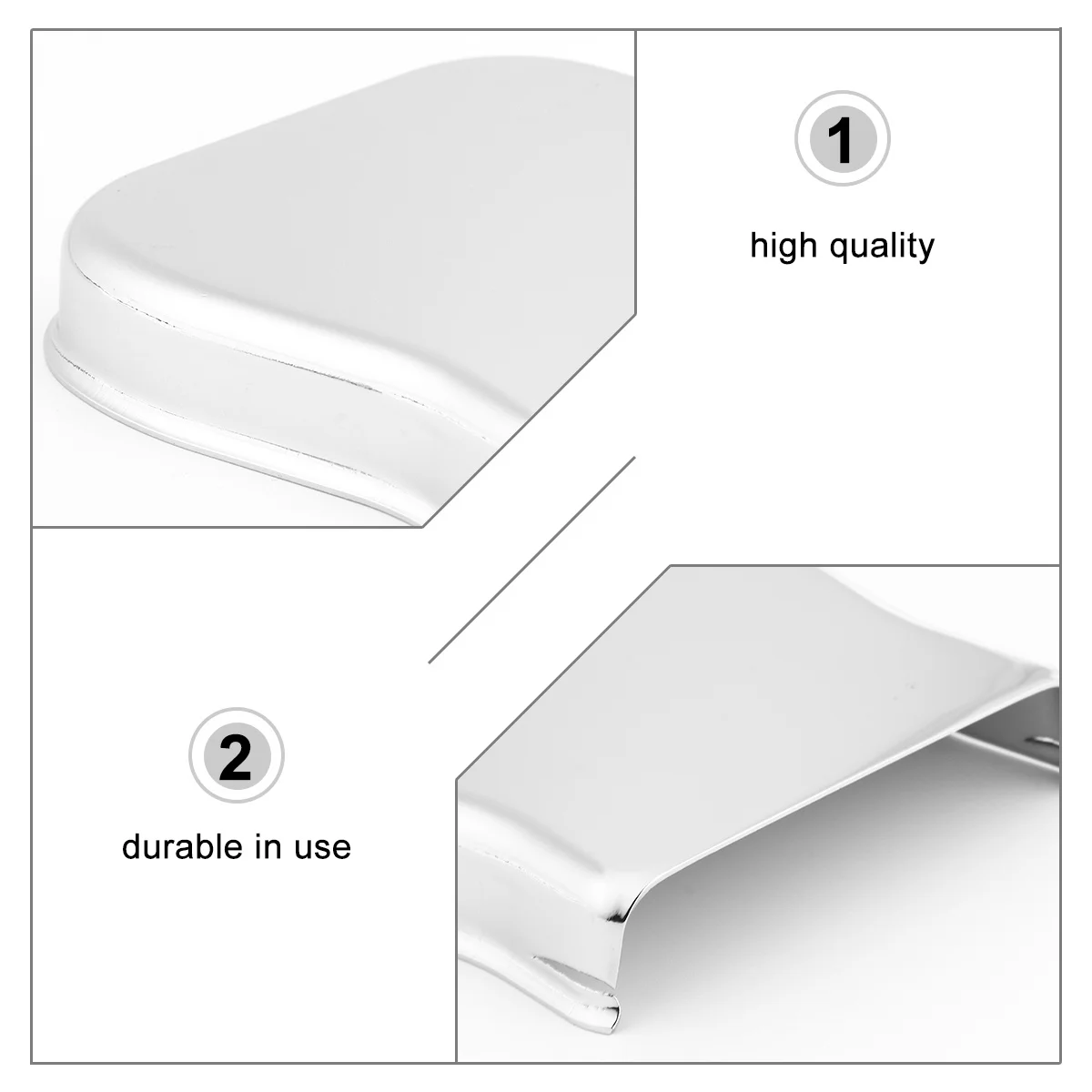 

1Pcs Metal Bass Bridge Cover Replacement Part Screw Mount Guitar Pickup Protector Hand Rest Pickup Cover