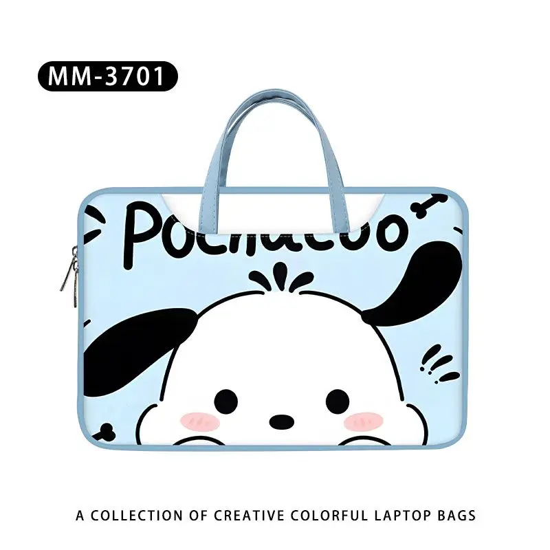 

Sanrio Pochacco PU Водонепроницаемая сумка для ноутбука Симпатичный большой вместительный органайзер для планшета Сумка с героями мультфильмов Чехол для ноутбука 12 13 дюймов 14 дюймов 15 дюймов 16 дюймов