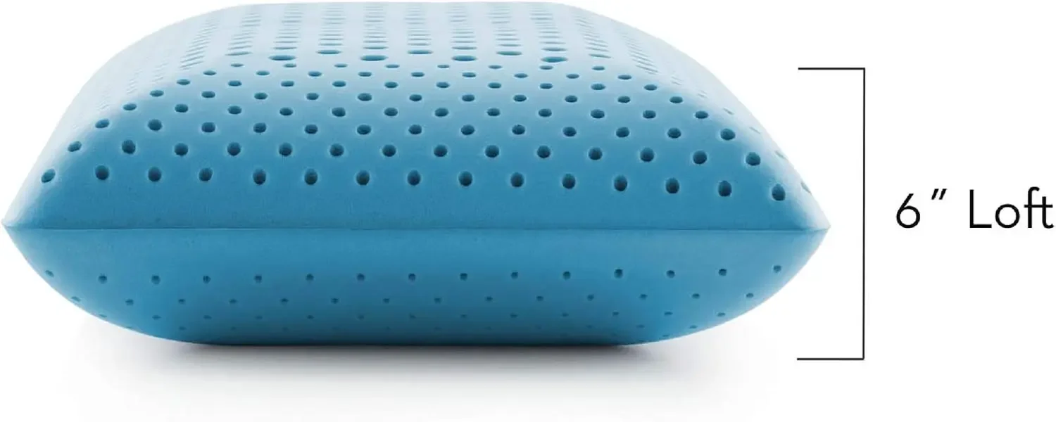 Zoned Pillow Infused with Temperature Regulating Gel-New ACTIVEDOUGH Formula is Responsive, Supportive, and Plush-Mid