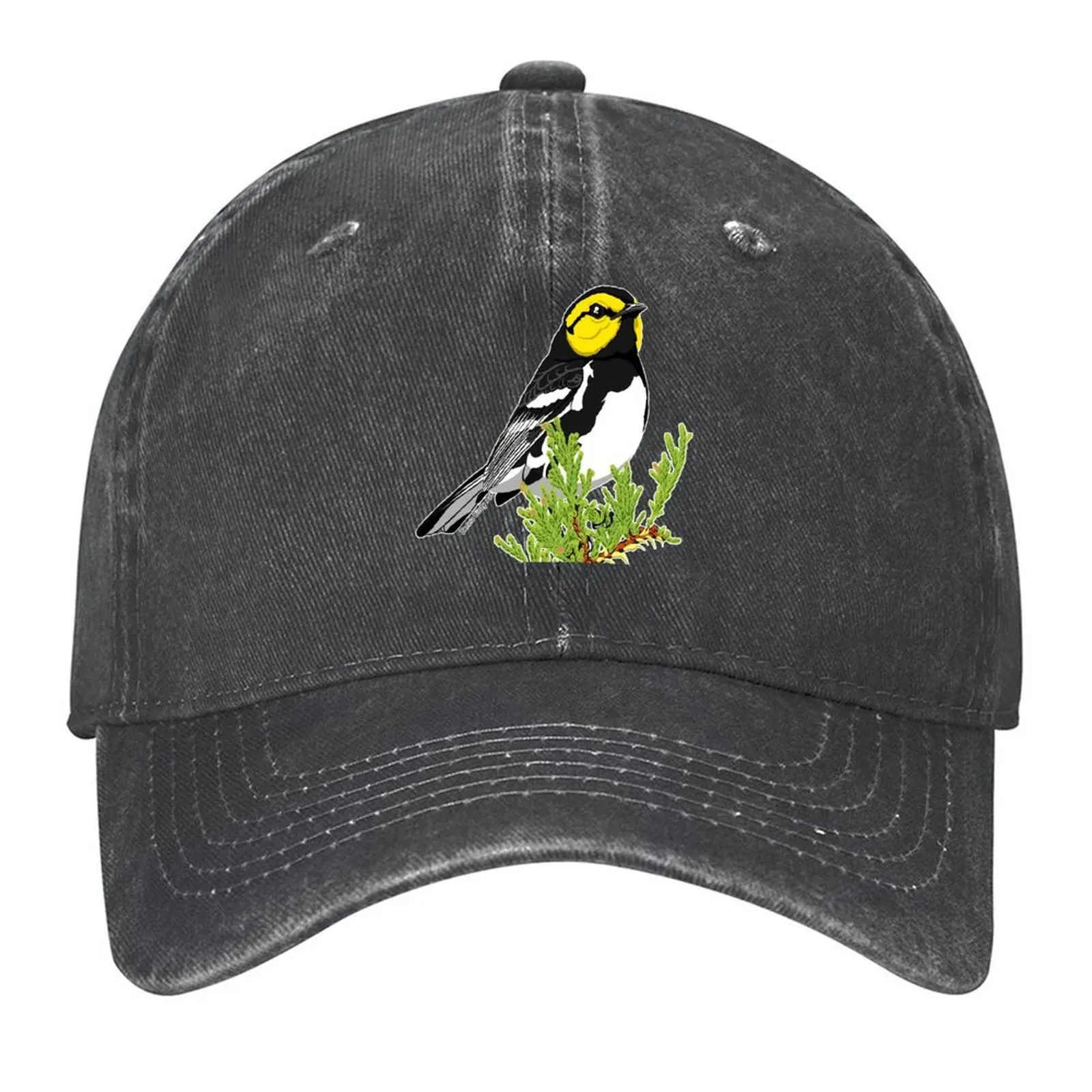 

Golden-cheeked Warbler Baseball Cap Beach Military Cap Man Dropshipping golf hat genuine Women's Beach Men's