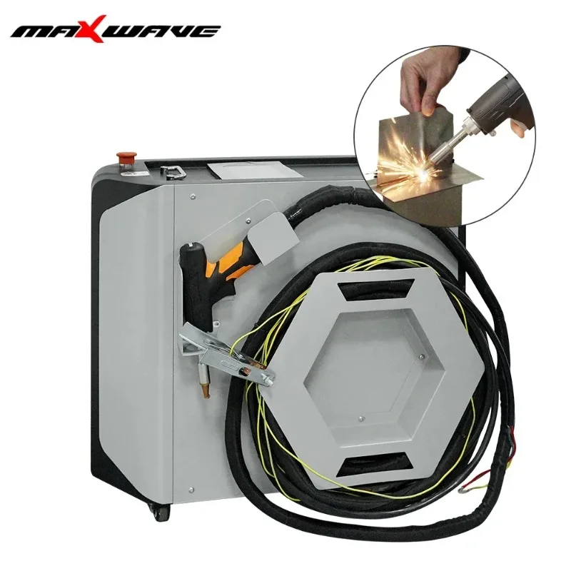 . Handheld Laser Welder And Cleaner Combo With Air Cooling Perfect For Removal Rust Paint And Oil Stains