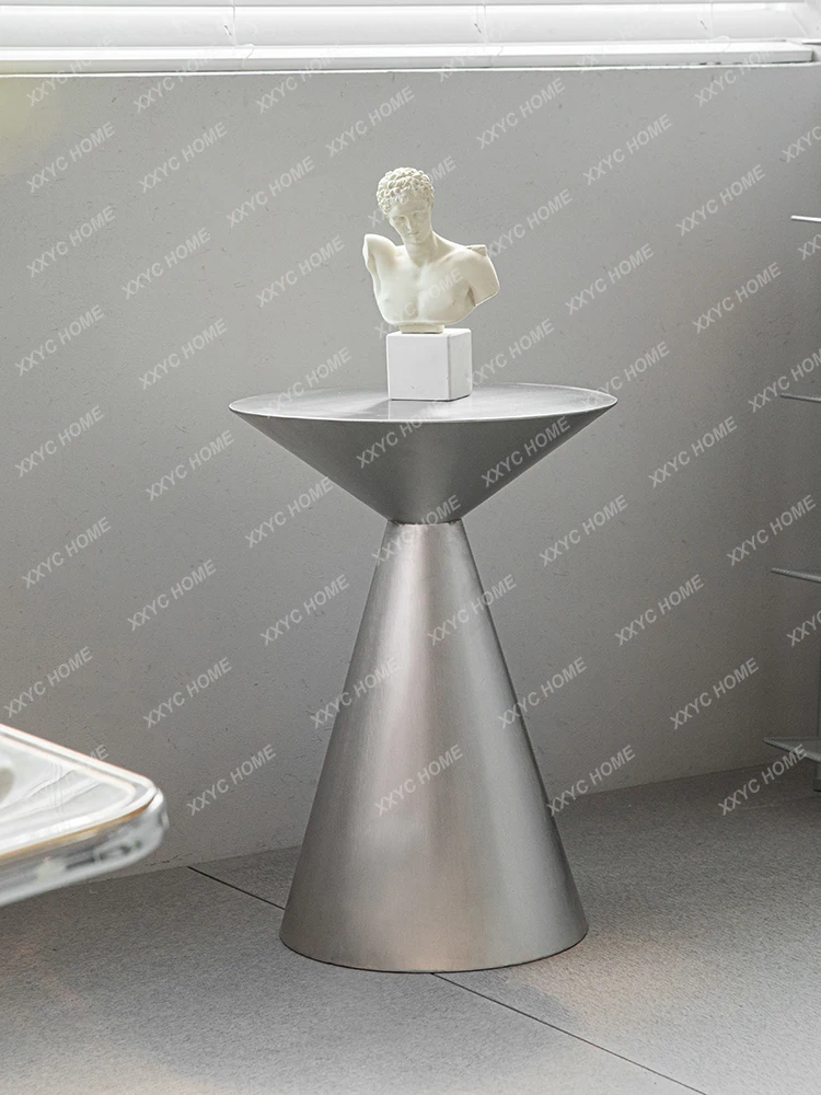 

Журнальный столик в промышленном стиле, прикроватный столик для гостиной, спальни, маленький столик