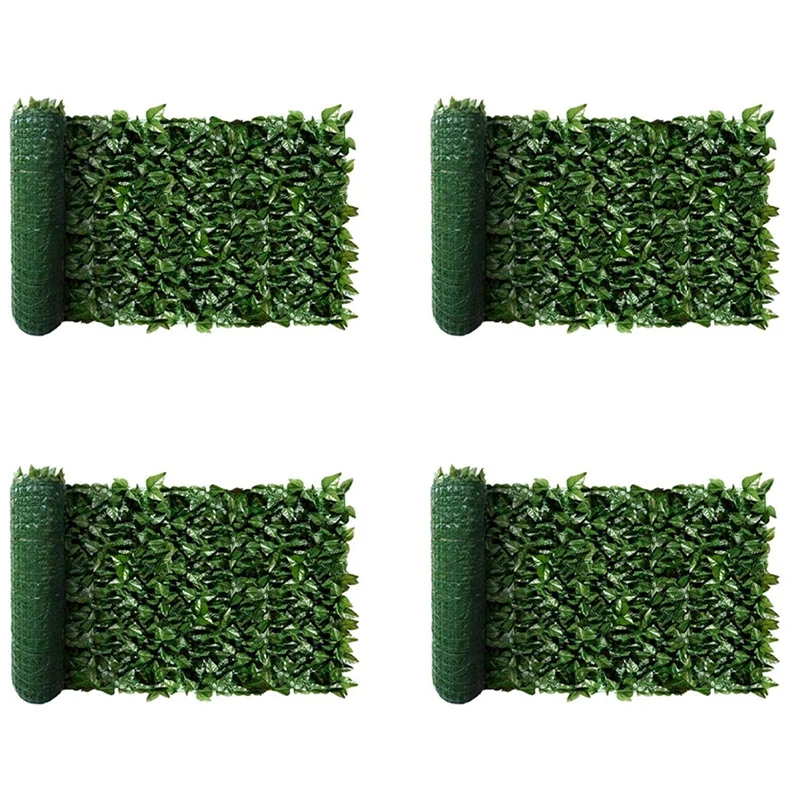 

800X Fence Wall Decoration Artificial Green Leaves Can Stretch Privacy Fence Screen Plant Leaves, Suitable For Home