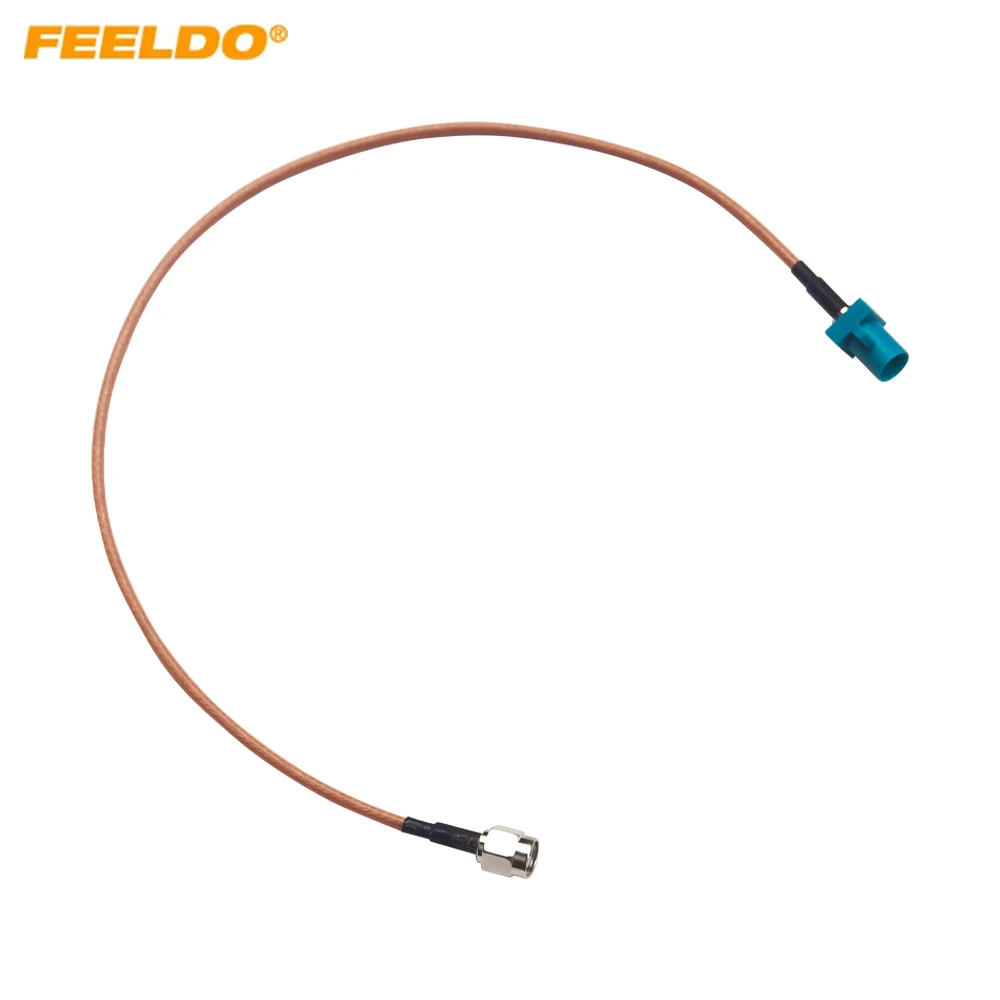 Blue FAKRA Type Z Male Plug To SMA Male For GPS Antenna Adapter Pigtail Cable Using RG316 Coax