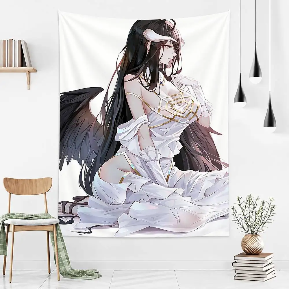 Overlord Albedo Flag Digital Printing Banner for Garage Wall Out Door Decoration