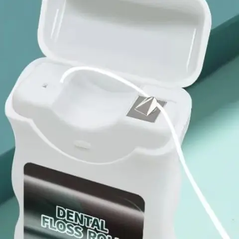 

Portable Flat Dental Floss Effective Plaque Removal 50m Teeth Gum Protection Clean In Tight Area Dental Care