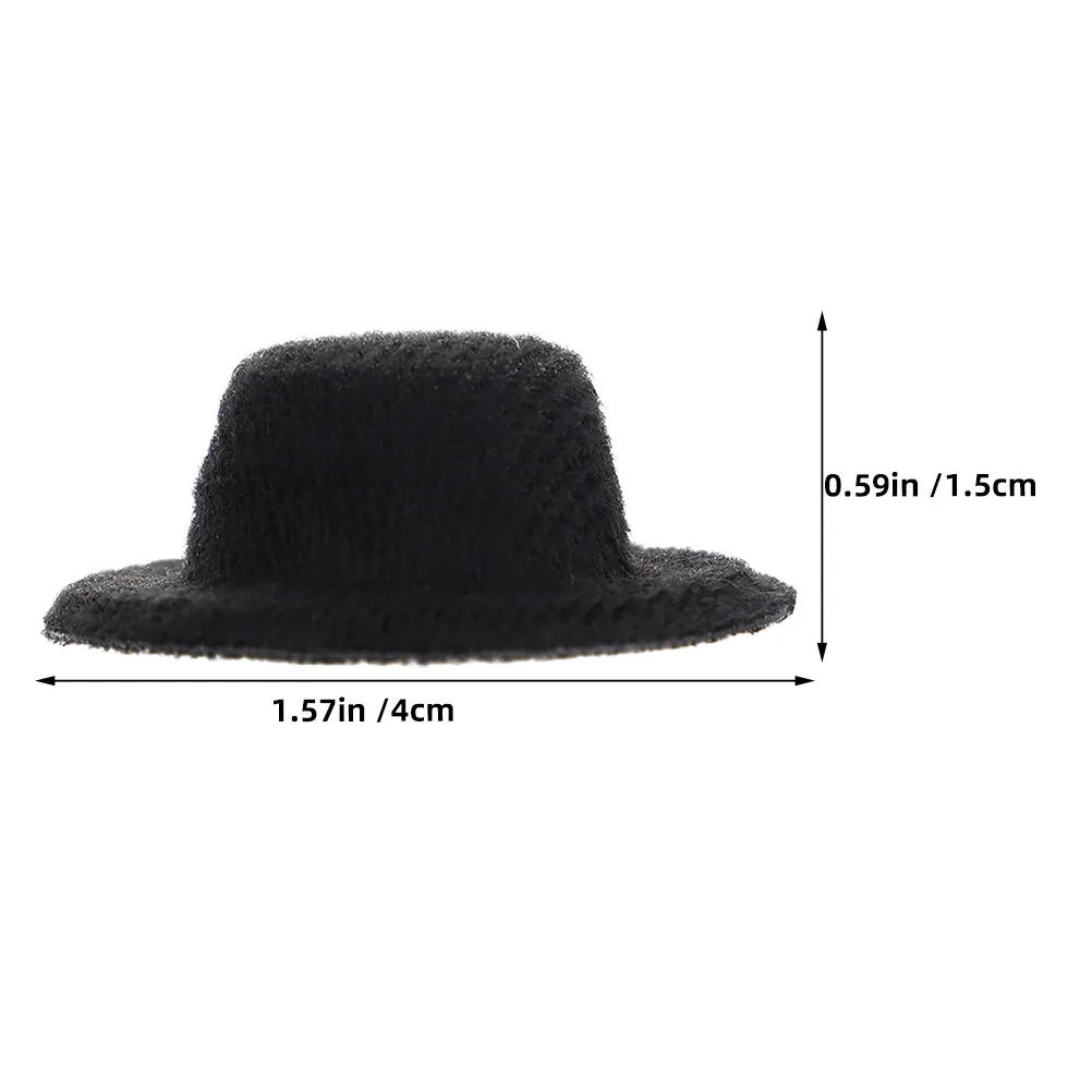 5Pcs Mini Top Hats Fabric Lightweight Miniature Hats for Handmade Accessories Party Decor Mini Hat Russian Banya Hat