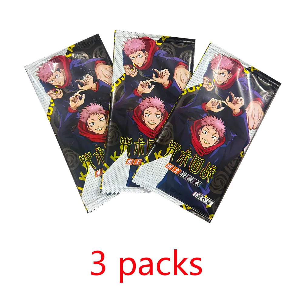 2024 Jujutsu Kaisen Rare Cards for Kid Anime Character Gojo Satoru Fushiguro Megumi Itadori Yuji Warlock Collection Card Toy Gif