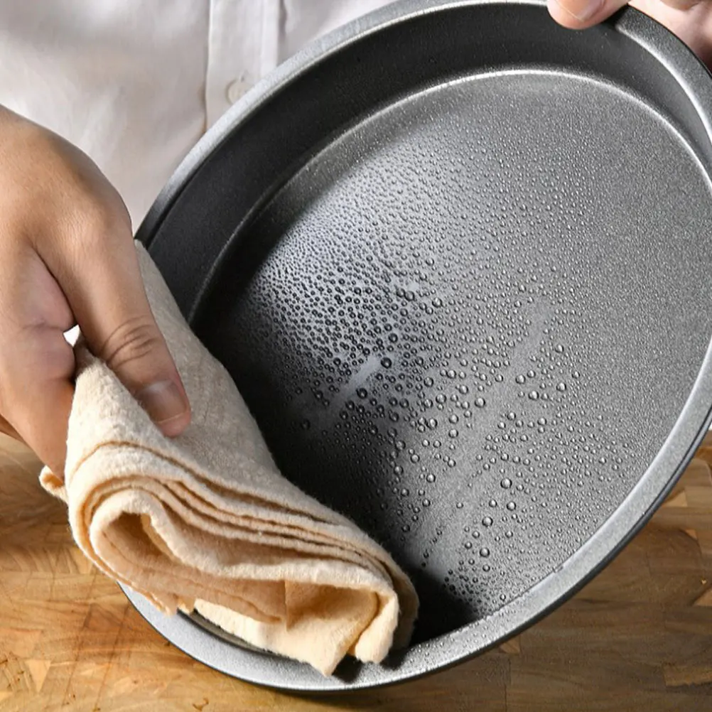 

Round Shaped Metal Pizza Pan Cake Mold Baking Tray Kitchen Cookware Accessory Pie Pans Heat Resistant Even Distribution Beginner