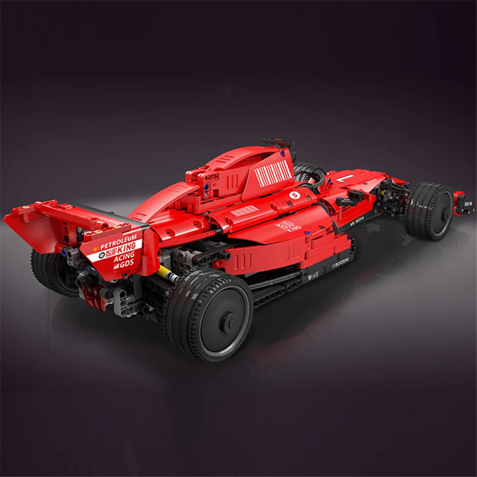 Mould King 18024A High-tech Racing Car Toys 1065pcs APP RC Motorized High Speed Red Sport Car Building Blocks MOC Bricks Gifts