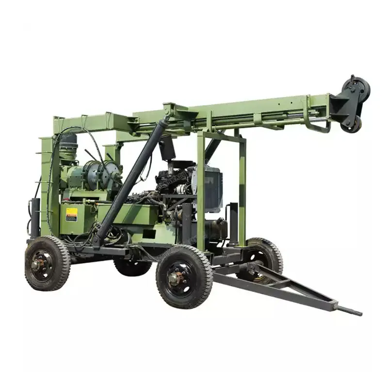 Most Popular Small Size Diamond Core Drill Rig and Water Well Drilling Machine for Sales