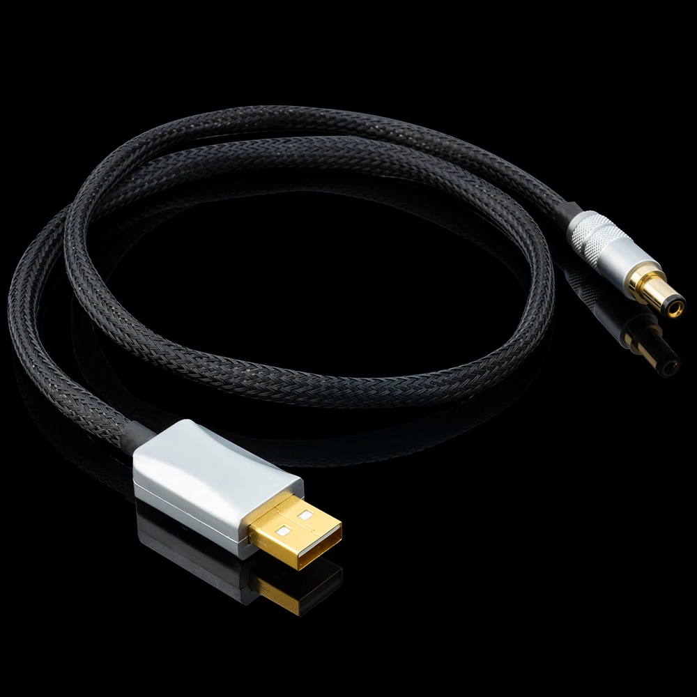 

▲ OCC посеребренный кабель питания USB A-DC 5 В 1,5 мм2 HIFI Audio Barrel Jack Разъем кабеля питания для небольших электронных устройств