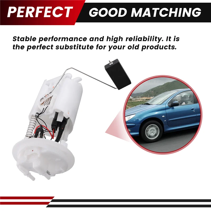 

AUTO 9633294680 Car Fuel Pump Module For 206 607 Partner Citroen Berlingo Xsara Picasso E10204M 0986580291 1525H8