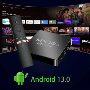 dekoder kotak tv android 2024 4k Android 13 mx10 f1 grosir digital Kotak tv android pintar bersertifikat onn 10 kotak tv berlian penjualan terbaik - №
