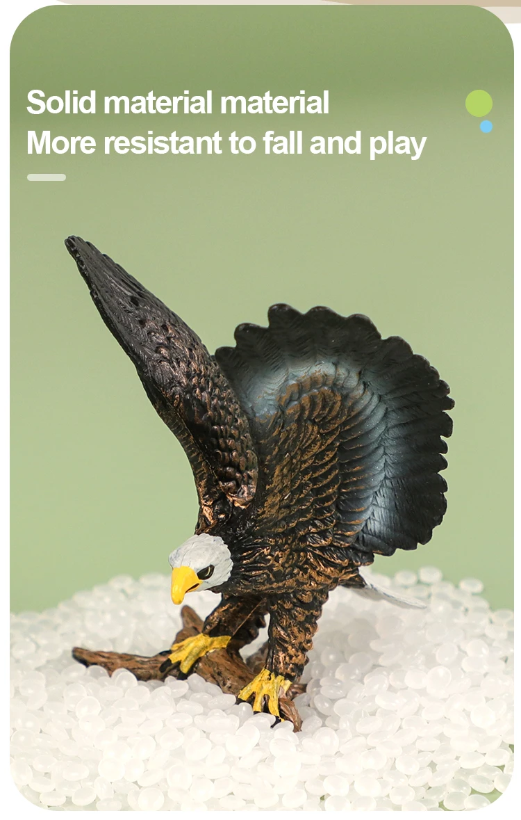 Miniatur-Klassiker-Vogel-Tier-Actionfiguren-Set – Flamingos, Papagei, Meer, Mew, Pfau, Eule, Strauß, pädagogisches Spielzeugmodell für Kinder – Detail 3