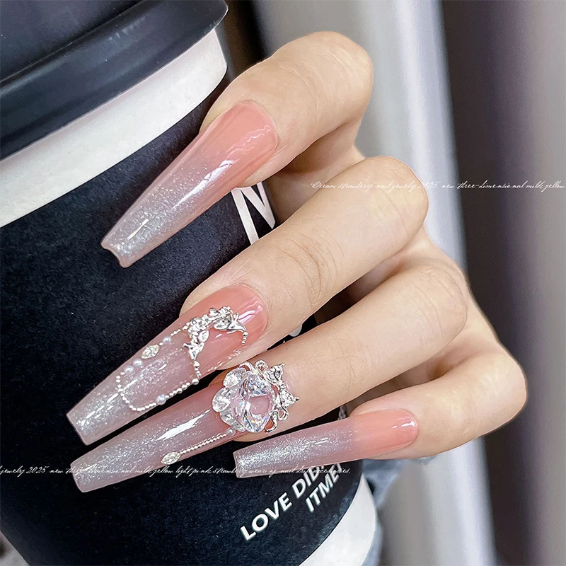 10 Uds. De decoración de mariposas con lazo de diamante para decoración de uñas, taladros, adornos de manicura, accesorios brillantes