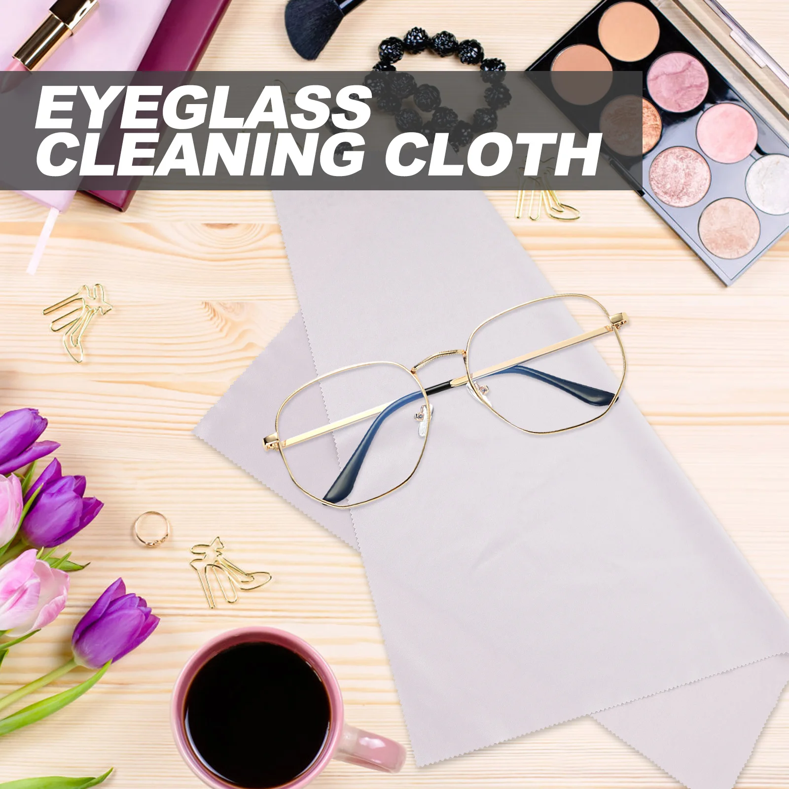 

2Pcs Eyeglass Cleaning Cloth Microfiber Lens Wiping Cloths Quick Screen Cleaner Cloth for Cameras Phones Tablets Electronic