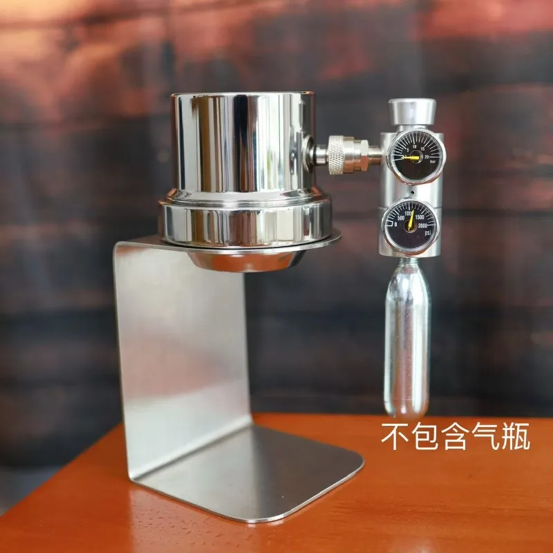 Mini Portable Espresso Coffee Maker Pneumatic Air Pressure Integrated Machine Gas Pressurized Concentrated Coffee Brewer