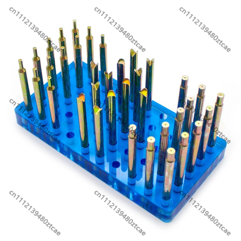34pcs-high-precision-gem-dopsticks-set-6mm×65mm-gemstone-dop-stick-with-storage-box-stone-faceting-grinding-tool