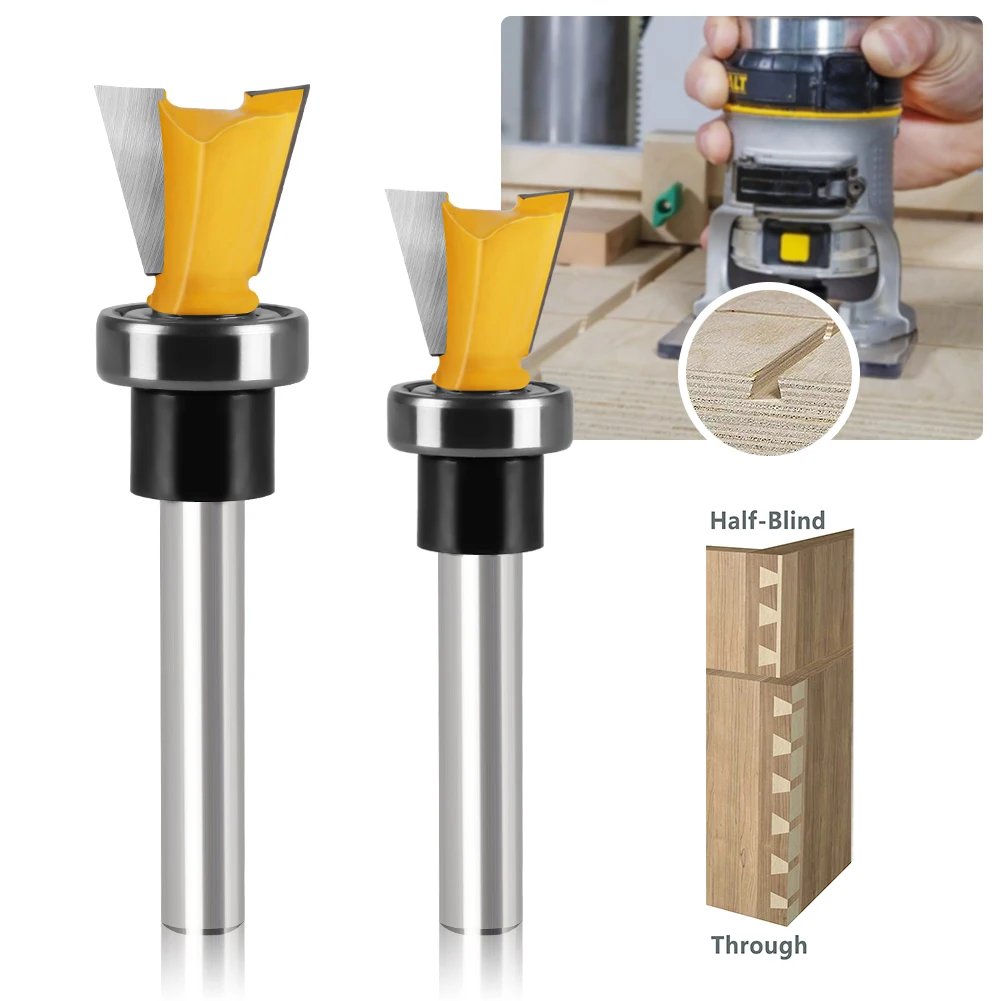 1/4in 6mm Shank Pattern Bit Router Bit Carbide Cutter fresas para router madera fresas para tupia de madeira