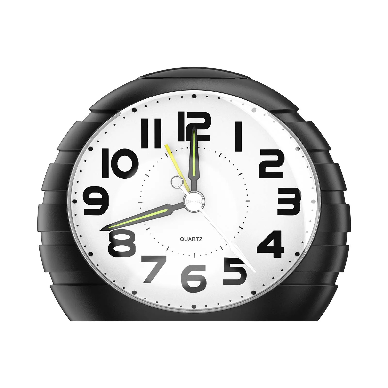 Oria despertador analógico silencioso sem ticking despertador cabeceira grande mostrador despertador com luz noturna despertador