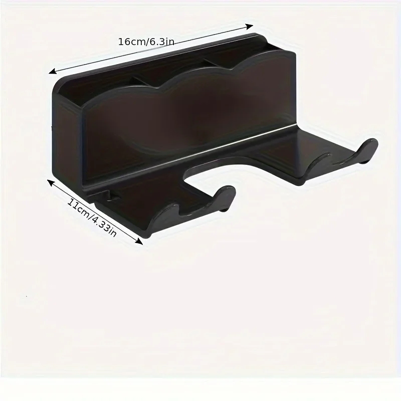 Wall Mounted Hair Dryer Bracket, For Bathroom Shelves Without Drilling, Hair Dryer Bathroom Storage Rack